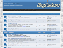 Tablet Screenshot of forum.boyactors.org.uk